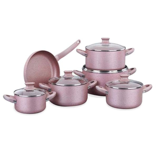 Set de 11 pièces KORKMAZ Lina Rose Gold (A2604) Set de 11 pièces KORKMAZ Lina Rose Gold (A2604)